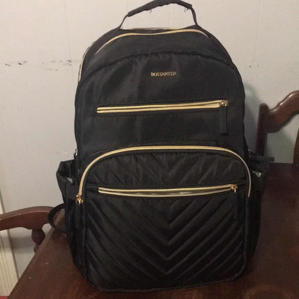 Bostanten black And Gold Backpack - Picture 3 of 15